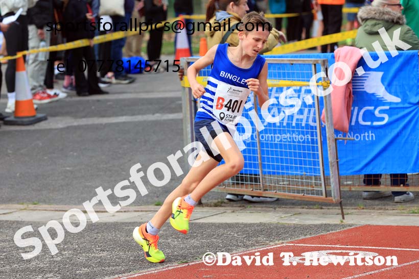 Boys Under-13s, 2024 Northern Mens 6 and Womens 4 and Youngsters Relays, Stanley Park, Blackpool.  Photo: David T. Hewitson/Sports for All Pics